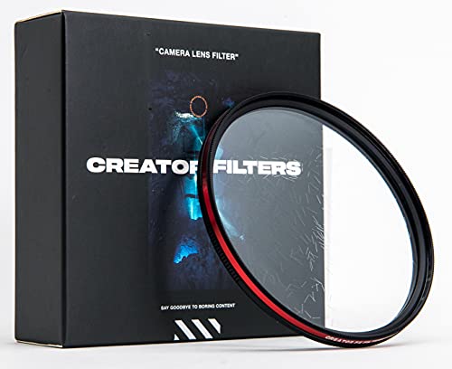 Creator FX Fractal Light Flare Lens Filter | Light Refracting FX Filter for Camera | Special Effects Filter for Random Dazzling Light Streaks (Fits 82mm, 77mm, 72mm, 67mm Ø)