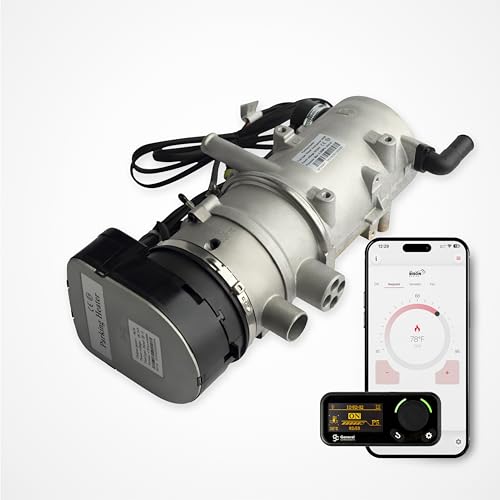 General Components Walrus 9000C Coolant Heater – 9kW 12V Diesel Engine Preheater with Digital Controller – 2-Year Warranty – Ideal for Trucks, RVs, Boats, Buses, and Off-Grid Applications