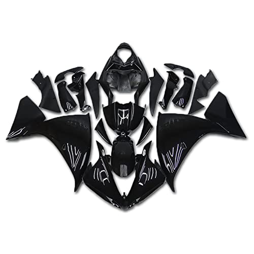 NT FAIRING Glossy Black Fairing Fit for Yamaha 2009 2010 2011 YZF R1 YZF-R1 Injection ABS Plastics Bodywork Body Kit Bodyframe Body Work 09 10 11 A28