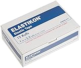 Johnson & Johnson Elastikon Elastic Tape, 1" x 2.5 Yards, (1" x 5 Yards Stretched), Reliable Compression for Support of Sprains, Strains, and Muscle Injuries, Case of 12 Rolls