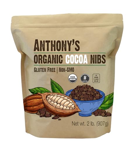 Anthony's Organic Cacao Cocoa Nibs, 2 lb