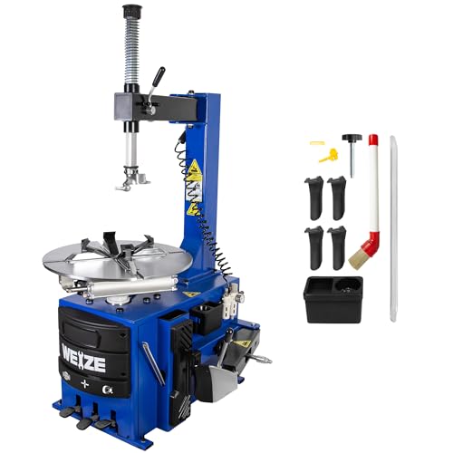 WEIZE 2.0HP Tire Changer Wheel Changing Machine Rim Clamp Style Tool Includes 4 Clamping Protectors, Clamping, 1 Year Warranty