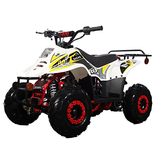 X-PRO Bolt 110 110cc ATV Quad Gas Powered 4 Wheeler ATVs Off Road 4 Wheelers(Black)