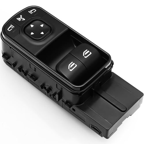A9079059002 Master Window Switch Fit for 2018-2021 Mercedes Benz Sprinter 3500XD, Power Window Control Switch Button with Folding Replace OE A9079056603 9079059002
