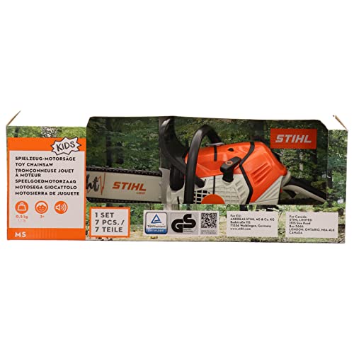 STIHL 0421 600 0053 Children's Toy Chainsaw Made of Plastic, Dimensions: Approx. 40 cm