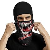 3PCS Balaclava Ski Mask Motorcycle Full Face Mask Outdoor Tactical Hood Headwear Mask Unisex for Cycling Halloween Windproof (Style 2)