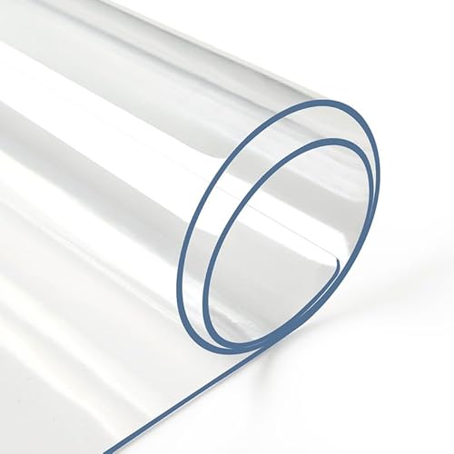 Deep Dream 2mm Thick Clear Table Cover Protector 36 x 60 Inch, Plastic Table Cover Rectangle, PVC Clear Table Protector, Desk Protector Mat for Dining Room Table