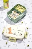 Skater My Neighbor Totoro Bento Lunch Box (21.98oz) Cute Lunch Carrier with Secure 4-Point Locking Lid - Authentic Japanese Design - Durable, Microwave and Dishwasher Safe - Marching Totoro