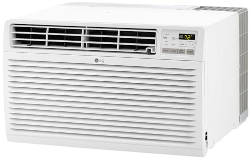 LG 14,000 BTU Through the Wall Air Conditioner, 230/208V, Cools 700 Sq.Ft. for Bedroom, Living Room, Apartment, Electronic Control with Remote, White