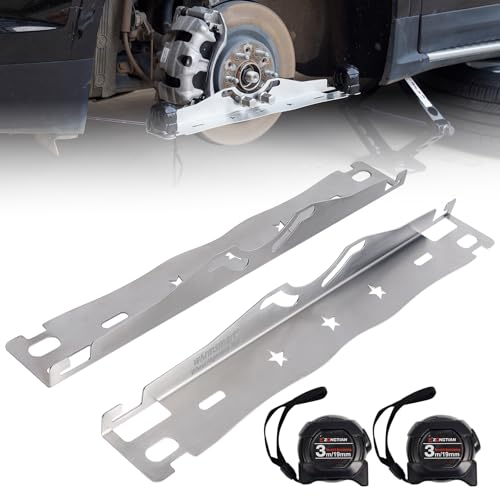 Wheel Alignment Tool,Alignment Tool with 2 Tape Measures for Fast Accurate Camber/Toe Readings,Stainless Steel Wheel Alignment kit for Cars, SUVs and Light Trucks
