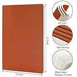 feela 8 Pack Soft Cover Journal Bulk, Notebooks College Ruled for Work, Lined Travel Journal for Students Women, Note Taking Notebook School Supplies Business Writing, 8.2” x 5.5”, A5, Vintage Colors