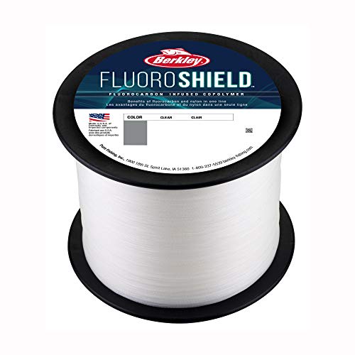 Berkley FluoroShield™, Clear, 6lb | 2.7kg, 3000yd | 2743m Fishing Line, Suitable for Freshwater Environments