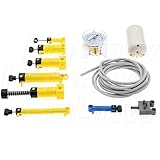 Habow 11Pcs Technic-Pneumatic-Cylinder kit Compatible with Lego-Pneumatic Technic-Parts Barometer Air-Tank Cylinders Air Pump Pressure Rod Switch Piston Hose MOC-Replacement-Parts.