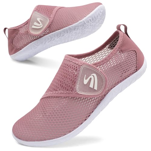 Spesoul Womens and Mens Water Shoes Breathable Quick Dry Barefoot Aqua Socks Shoes for Swim Pool Beach River Outdoor Water Sports 8-9 Women Women/6.5-7 Men