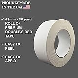 Brampton Golf Grip Tape Roll 48mm x 36 Yards - Premium Solvent Activated Double Sided Adhesive Strips for Regripping Golf Clubs - Double Sided Tape for Golf Club Regripping