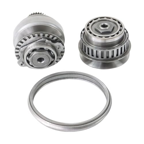 YDMON JF015E Transmission 29T Pulley Set with Belt Chain, Compatible with Sentra March NV200 Tiida Cube Livina Attrage Spacia, Replace CVT Transmission Drive Hard Part RE0F11A 901068 33710S-1
