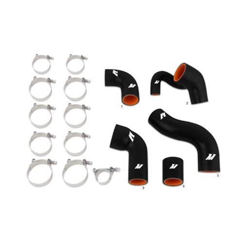 Mishimoto MMHOSE-VOL-97TBK Silicone Radiator Hose Kit Fits Volvo 850 S70 V70 1997-2004 Black