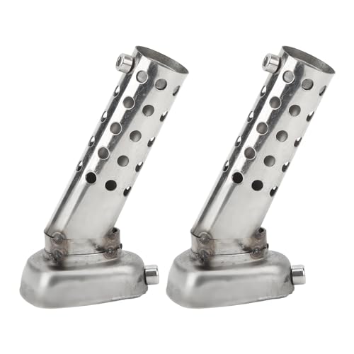 Motorcycle Exhaust Silencer, 2 pcs Universal Motorcycle Exhaust Pipe Baffle Muffler Insert Silencer for ATV Scooter Motorbike Motorcycle Muffler Pit Dirt Bike Exhaust Muffler Replacement