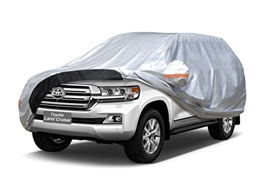 GUNHYI Car Cover Custom Fit Toyota Land Cruiser (1990-2021) Waterproof for Automobiles, Oxford Sun Rain Dust Snow Protection (Ships from US Warehouse, Delivery 3-8 Days)