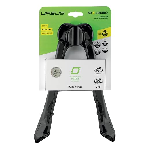 Ursus Jumbo Double Leg Kickstand,Black