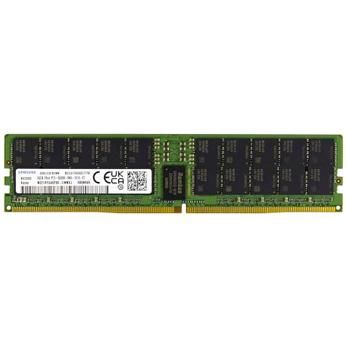 Samsung 96GB DDR5 5600MHz PC5-44800 ECC-RDIMM 2Rx4 (EC8 10x4) Dual Rank 1.1V ECC Registered DIMM 288-Pin Server RAM Memory M321RYGA0PB0-CWM