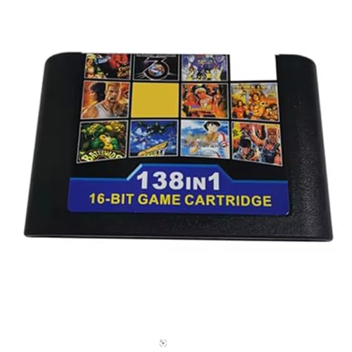 138 in 1 Hot Game Collection For SEGA GENESIS MegaDrive 16 bit Game Cartridge For PAL and NTSC Game consoles Version