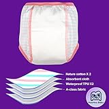 MooMoo Baby Cotton Training Pants Strong Absorbent Toddler Potty Training Underwear for Baby Girls 6T