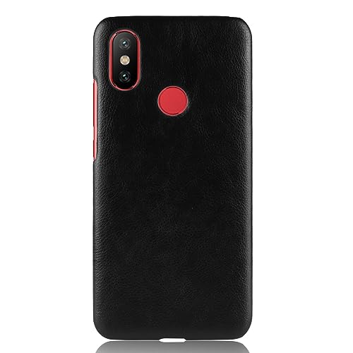Phone Case for Xiaomi Redmi S2 Case, [PU Leather]+[Hard Plastic] for Xiaomi Redmi S2 Protector Case, Non-Slip Shockproof for Xiaomi Redmi S2 Phone Cover Black