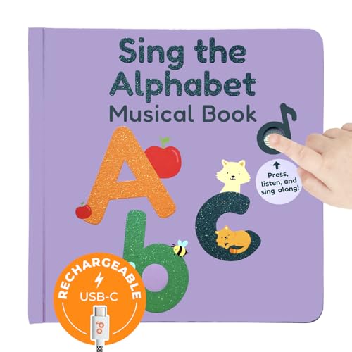 Calis Books ABC Book | Great Alphabet Learning Toy with The ABC Song | Sound Books for Toddlers 1-3 | Great Books for 1 Year Old | Toddler Learning Toys Ages 2-4 | Speech Therapy Toys