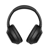 Sony WH-1000XM4 Wireless Noise Canceling Overhead Headphones with Mic for Phone-Call, Voice Control, Black, with USB Wall Adapter and Microfiber Cleaning Cloth - Bundle