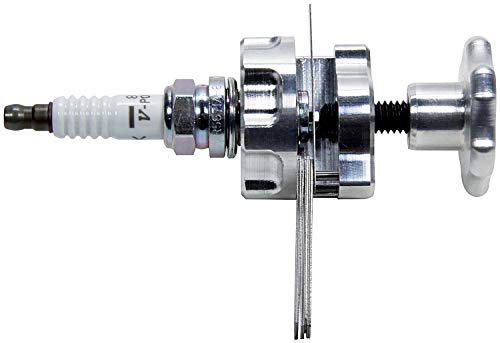 Allstar Performance Spark Plug Gap Tool, 0.010-0.035 in Feeler Gauges, Steel, Chrome, 14 mm Thread Plugs, Each