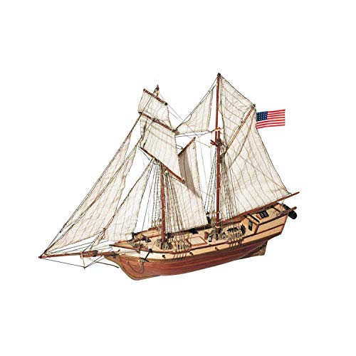 OcCre® #12500 Albatross Wooden Ship Kit, 1/100 Scale, 0.5 Liters, black