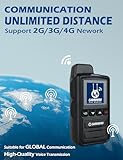 CARRBORG X13 Lite Global 4G Walkie Talkie Long Range with 1-Year Free Data | Nationwide Unlimited Range Two Way Radios & Type-C Battery with SIM Cards（2 Pack）