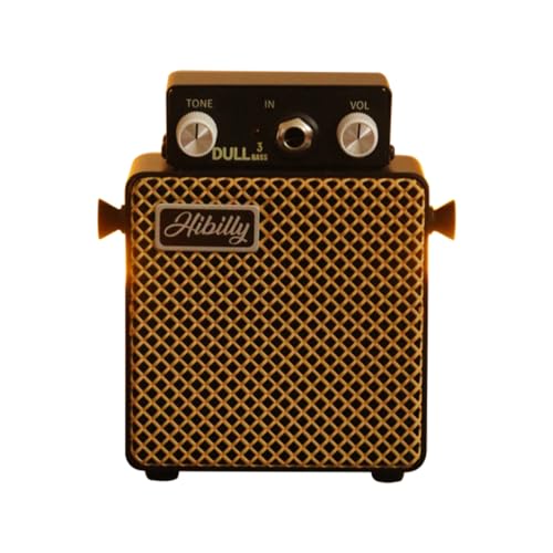 2025 Full Metal Mini Pocket Bass Amplifier and Micro Amp for Professional Performances and Practice Sessions - Dull 3 Darkling Black