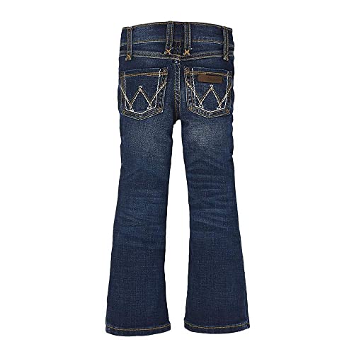 Wrangler girls Retro Stretch Boot Cut Jeans, Medium Blue, 10 US