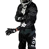 Fox Racing 180 BNKR MOTOCROSS JERSEY, BLACK CAMO, Large