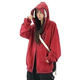 ZENMANCHEN Y2k Hoodies Graphic Spider Hoodie Spiderman Hoodie Red Zip Up Hoodie Kawaii Jacket Sweater Oversized Emo Sweatshirt