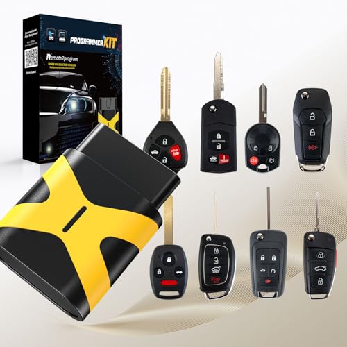 Remote2program No Working Remote DIY Programming Replacement for Large Number of car Models/Easy and Safe kit with No Tool Required/DIY Pairing via Smartphone App (kit only) (Blade Key)