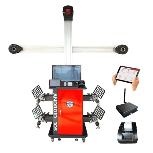 KATOOL 3D Wheel Alignment Machine Wheel Aligner Android System TV Tablet Duel Alignment System Wheel Aligner Automotive Tire Alignment Tool