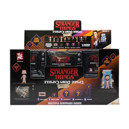 YuMe Official Stranger Things Upside Down Mystery Capsules Series Two Action Figures Toys 12 Pack