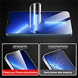 JDHDL [2 Pack] Hydrogel Film Screen Protector for iPhone 14 Pro/iPhone 14/iPhone 13/13 Pro (6.1"), Soft TPU Transparent Protective Screen Protector(Not Tempered Glass)