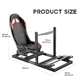 DIWANGUS Racing Simulator Cockpit, Racing Wheel Stand with Seat, Sim Racing Cockpit Fit for Logitech G29 G920 G923 Thrustmaster T300 T248