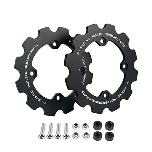 NICECNC ATV Chain Guard Compatible with Yamaha Raptor 700 YFM700 2013 2015-2024,Raptor 700 YFM700R 2006 2007 2008 2014,Raptor 700 YFM700RSE Special Edition 2007 2009 2010 2011 2012,See Fitments