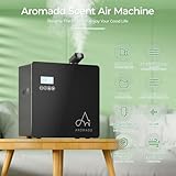 2025 Upgraded 3500 Sq.Ft Smart Scent Machine - HVAC System, Whole House Aroma & Hotel Collection Diffuser, Waterless Essential Oil Diffuser for Home, Office, 600ML Capacity, Cold Air Tech (Black)