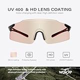 WGKVP Photochromic Cycling Sunglasses - UV400 Protection for Men & Women, Ideal Glasses for Running & Outdoor Sports