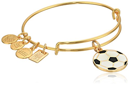 Alex and Ani Women's Team USA Soccer Bangle Gold-Tone One Size
