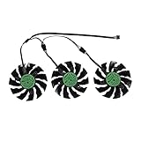 inRobert T128015SU 82mm GPU Fan Replacement for Gigabyte RTX 2070 2080 Ti Super Gaming Video Card (Fan-Full Set)