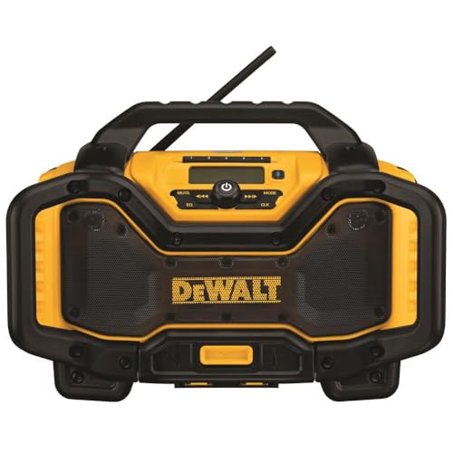 DEWALT 20V MAX Bluetooth Radio, 100 ft Range, Portable for Jobsites (DCR025)