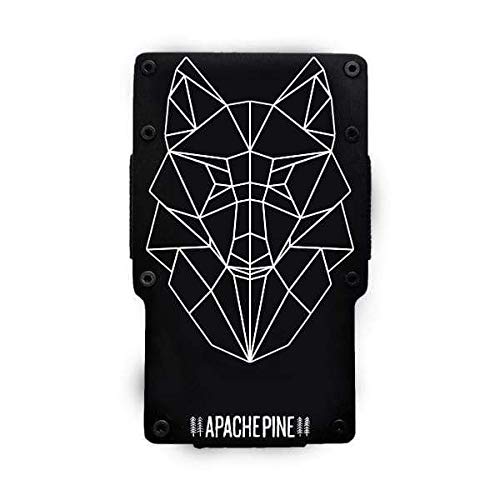 Alpha Wallet - Ultra Slim, Minimalist Wallet | RFID Blocking | 12 Card Capacity | Money Strap