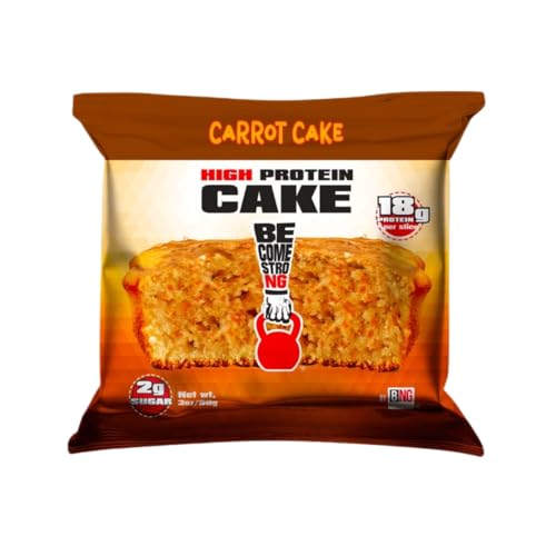 Become Strong High Protein Cake, 18g Protein, 2g Sugar, BNG Cookies (10 ct.) (Carrot Cake)